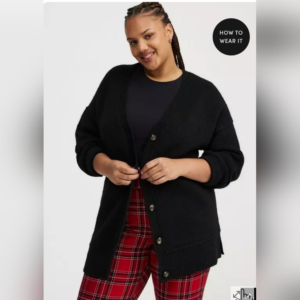 Torrid Button-Up Cardigan
